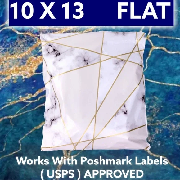 50 10X13 Marble Poly Mailers PRICE IS FIRM - Picture 5 of 8